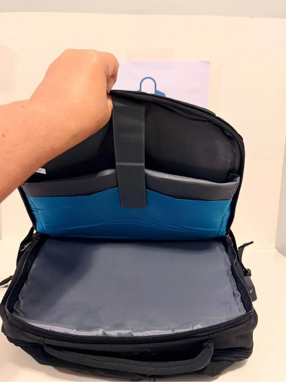 NWT Duslang Black Laptop Backpack